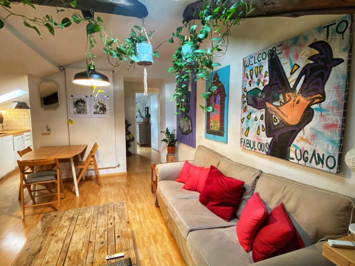 Cozy Apartment By The The Lake Of Lugano Exteriör bild